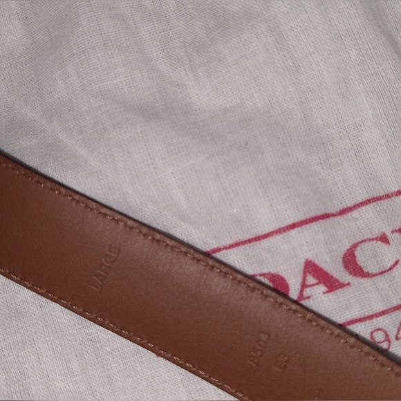 Vintage Coach brown leather belt - 8504 - Picture 5 of 7